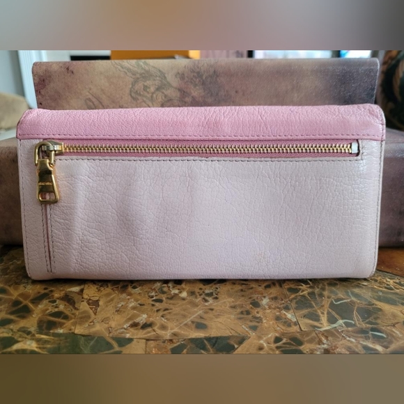 Miu Miu pink long wallet - Picture 2 of 9